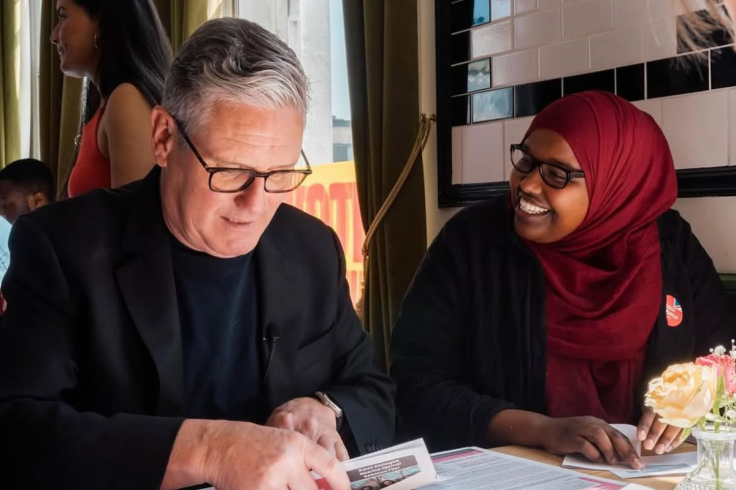 Sagal with Labour leader Keir Starmer